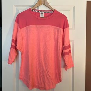 PINK 3/4 sleeve shirt
